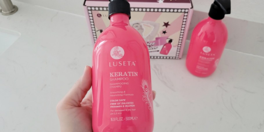 Luseta Keratin Shampoo & Conditioner Set $15.59 Shipped on Amazon | Restores Dry & Damaged Hair