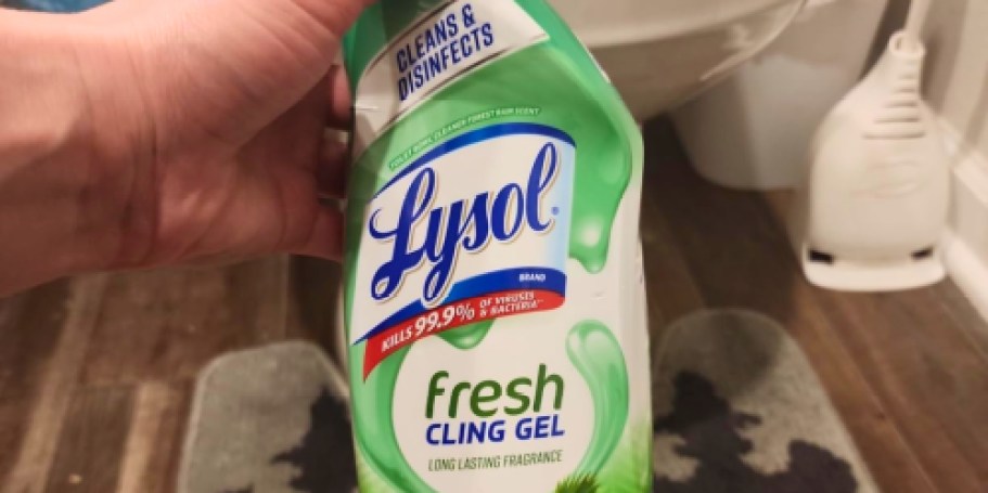 Lysol Toilet Bowl Cleaner Gel Only $1.82 Shipped on Amazon