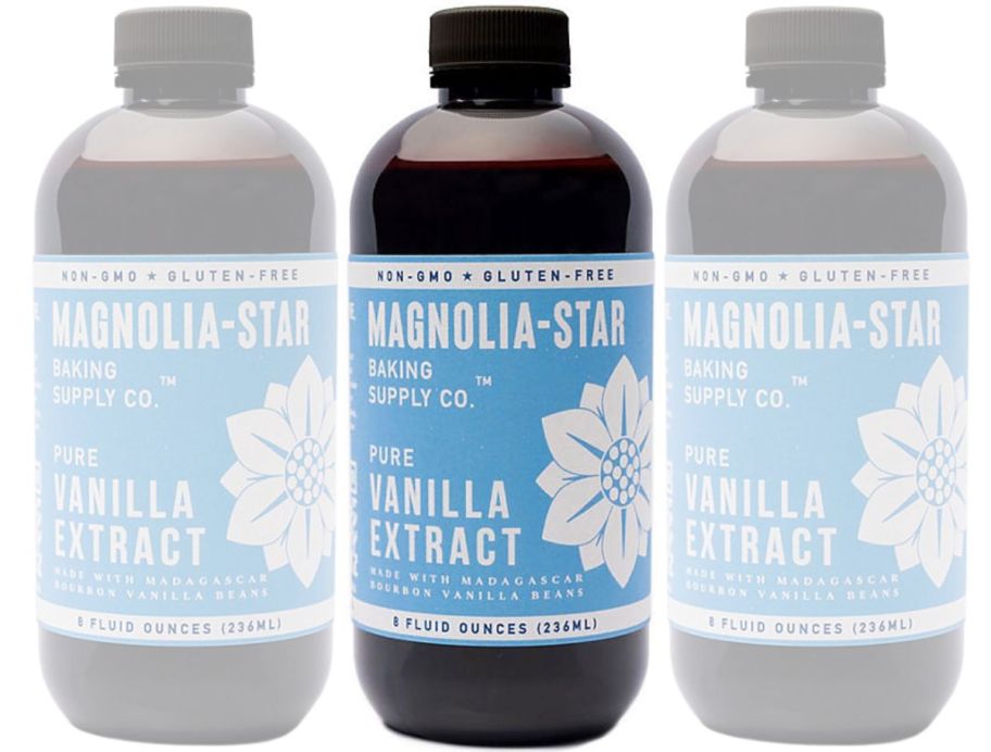 an 8 oz jar of vanilla extract