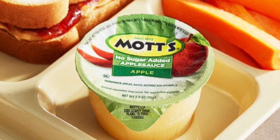 Mott’s Applesauce Cups 72-Count Only $17 Shipped on Amazon (Just 24¢ Each!)