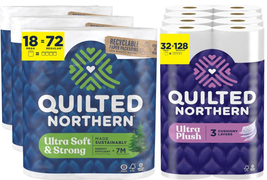 Quilted Northern Ultra bathroom paper mega rolls