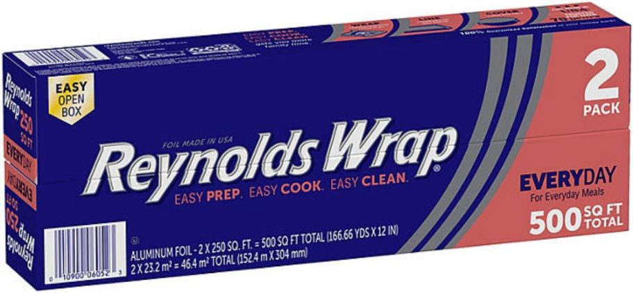 a 2 pack box of reynolsa wrap