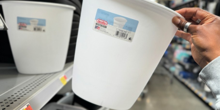 Sterilite Trash Cans ONLY $0.98 on Walmart.com (Perfect for Dorm Rooms!)