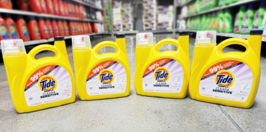 FOUR Huge Tide Simply Laundry Detergents as Low as $25.50 Shipped on Amazon