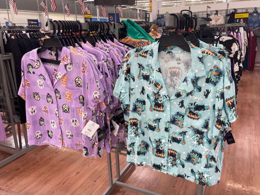 Way to Celebrate Halloween Women's PJ's Witches on a rack in the store