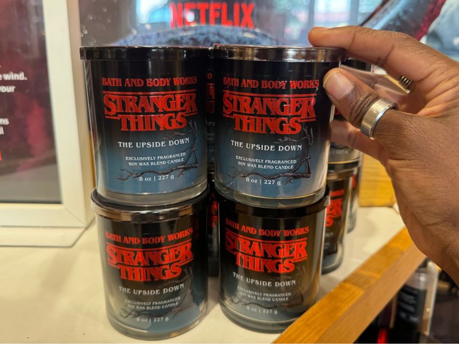 The Upside Down Single Wick Candles in store