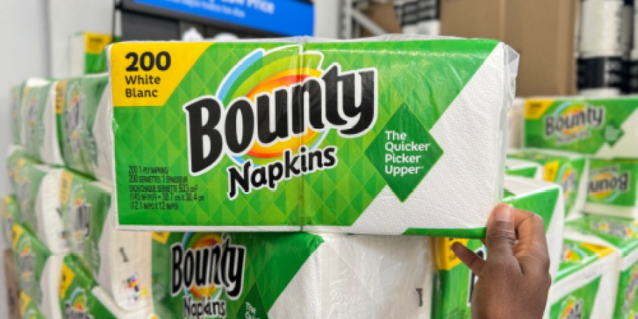 Bounty Napkins 200-Pack Only $2.99 Shipped on Amazon