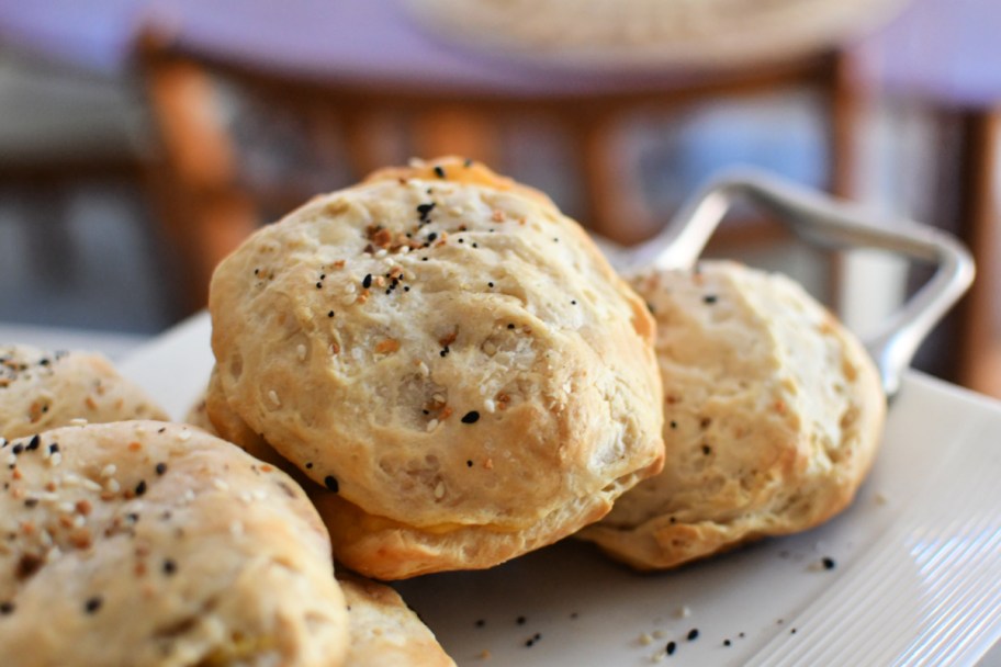 breakfast biscuit after baking 