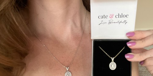 Cate & Chloe Pendant Necklace Only $18 Shipped | Comes in Gift Box!