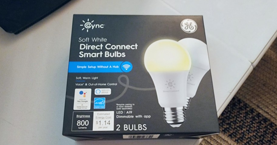 package of smart light bulbs