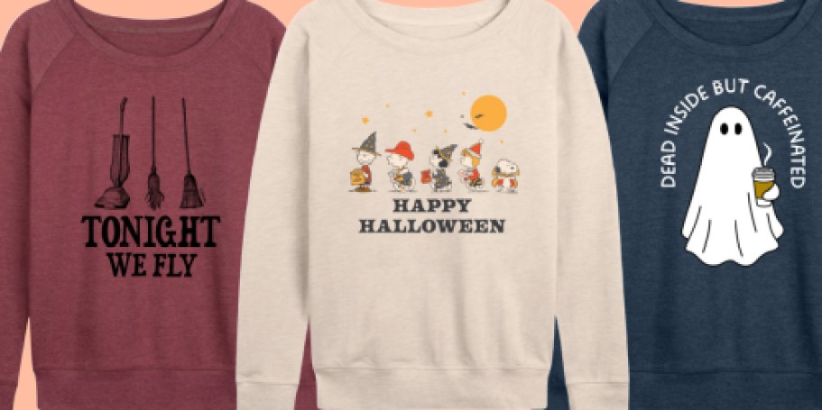 Women’s Halloween Pullovers from $16 on Kohls.com | Hocus Pocus, Snoopy, Disney & More