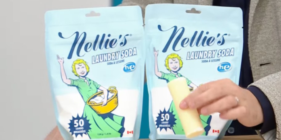 Nellie’s 100 Load Laundry Soda w/ Wow Stick Just $19.99 Shipped | Excellent Reviews