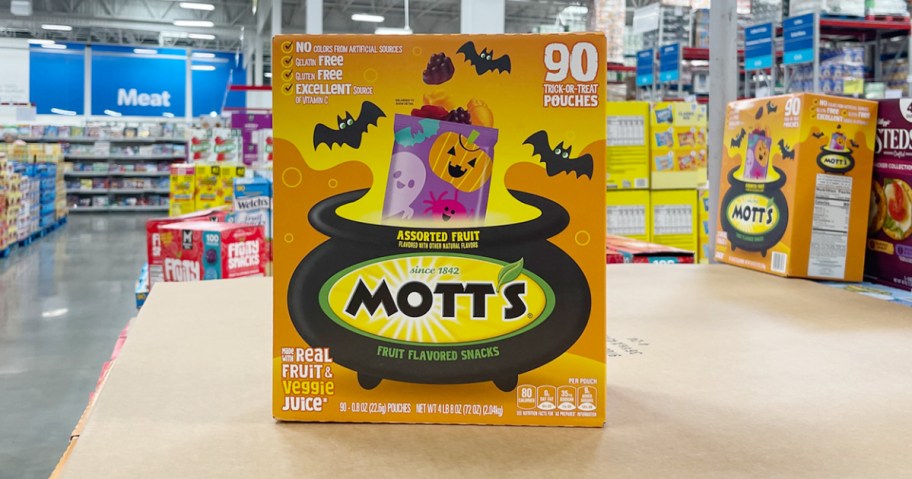 mott's halloween fruit snacks box 