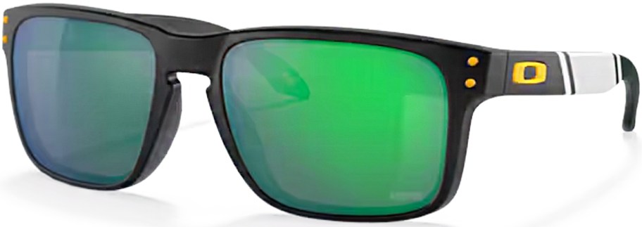 green and white nfl oakley sunglassses