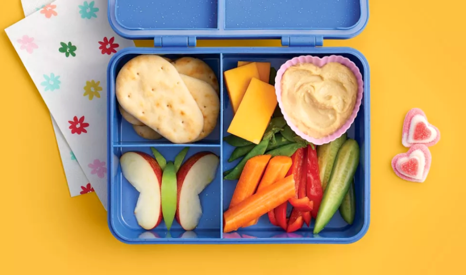 Target bento box with food