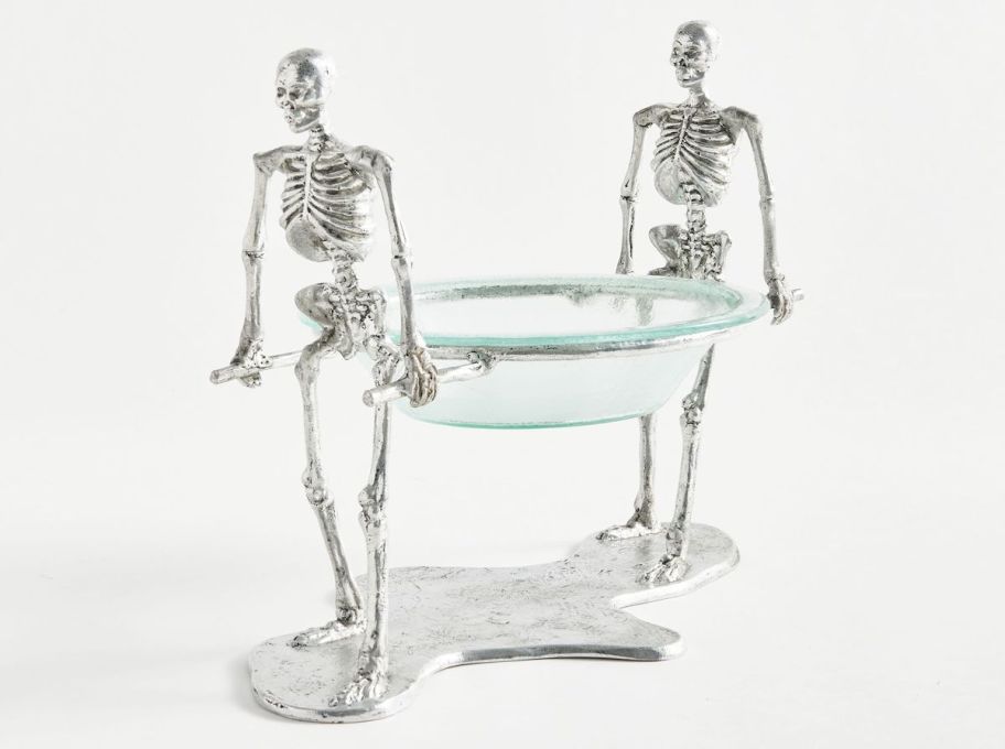 stock photo of skeleton serving bowl
