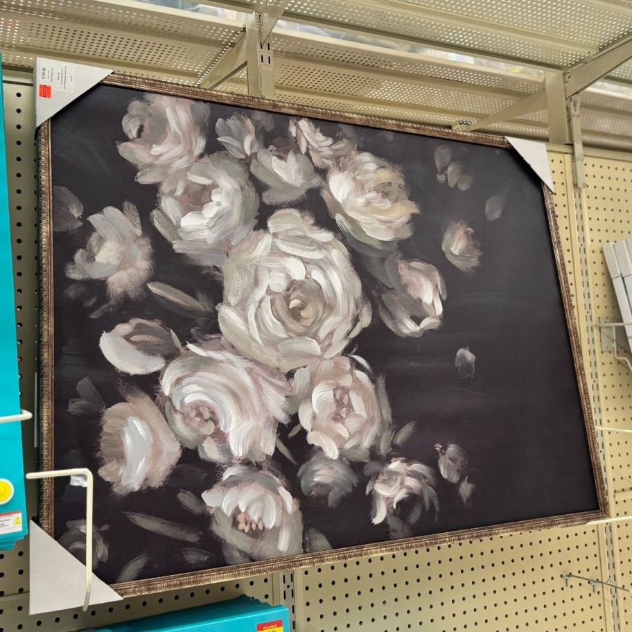 a piece of framed wall decor