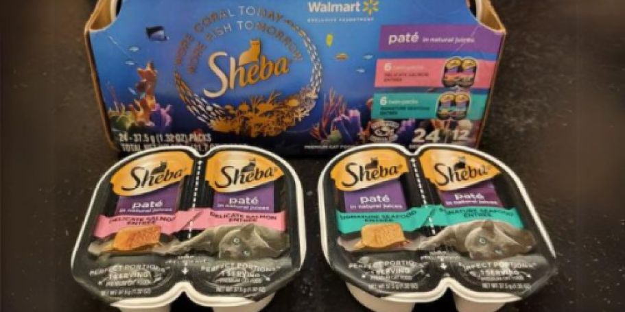 Sheba Cat Food 12-Count Twin-Packs Only $8 on Walmart.com (24 Servings)