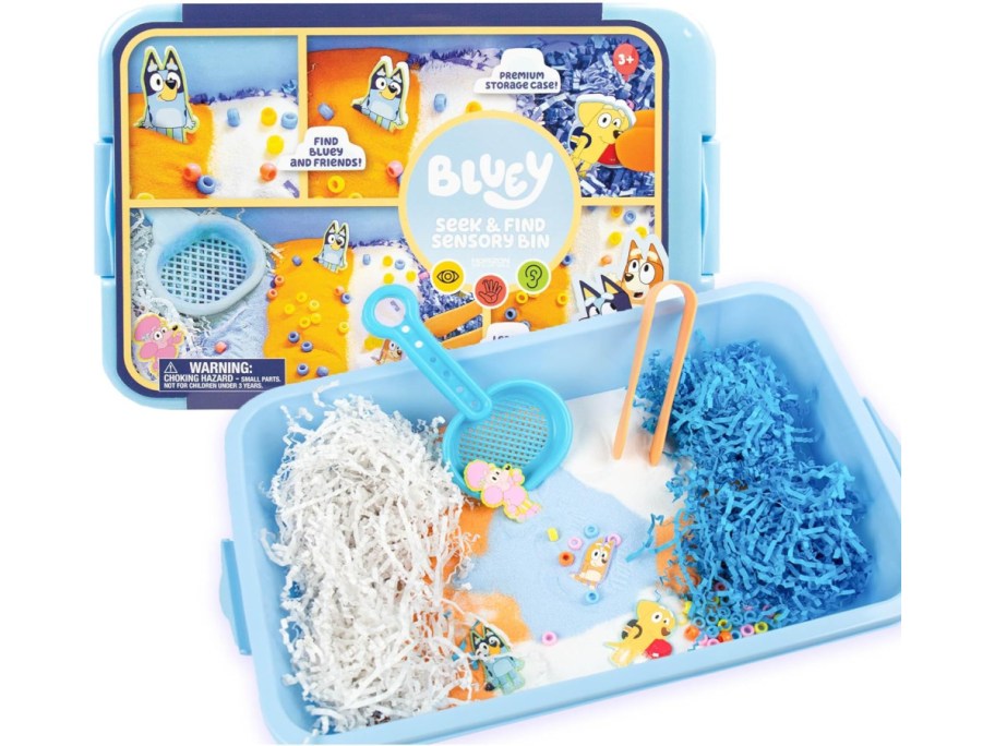 stock image Bluey Seek & Find Sensory Bin on Amazon