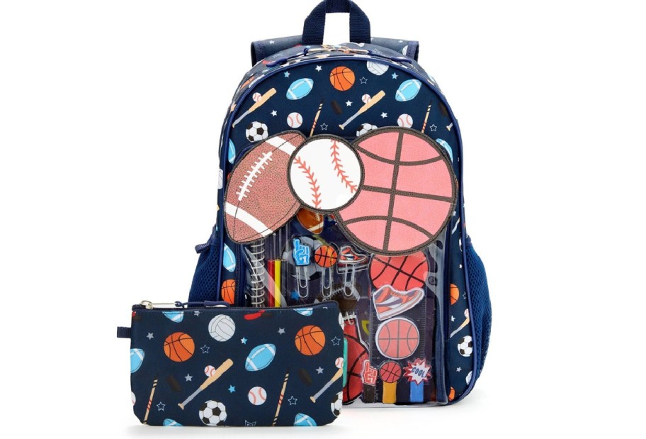 stock image of Locker Club Kids' 17 Backpack with Stationery Pencil Pouch