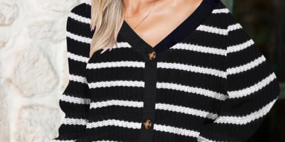 Women’s Chunky Knit Cardigan Just $14 Shipped on Amazon | Lots of Color Options!