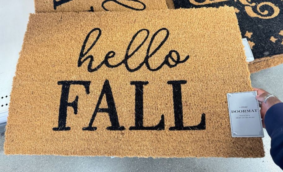 Hello fall doormat
