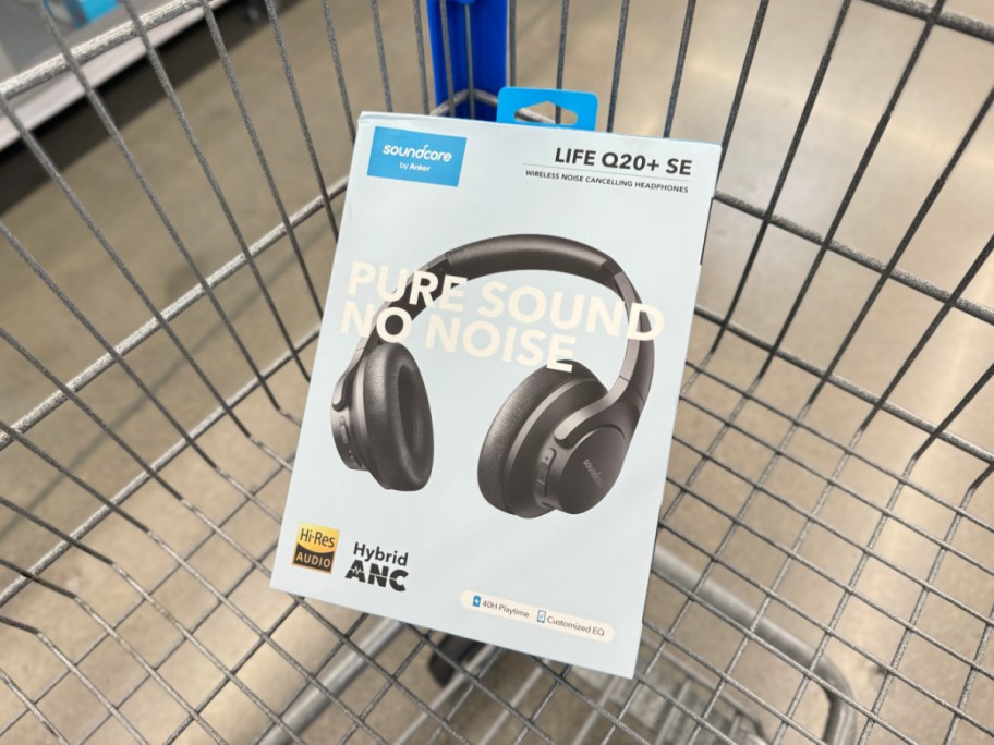 headphones in shopping cart