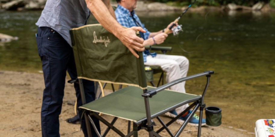 Folding Director’s Chair w/ Cup Holder Only $15 on Walmart.com (Regularly $40)