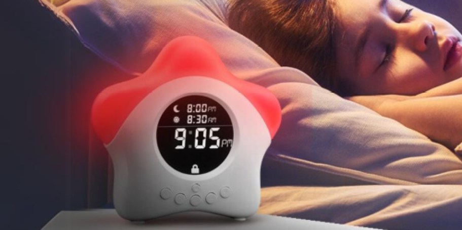 Kids Sleep Training Alarm Clock Just $23 on Amazon (Reg $35)