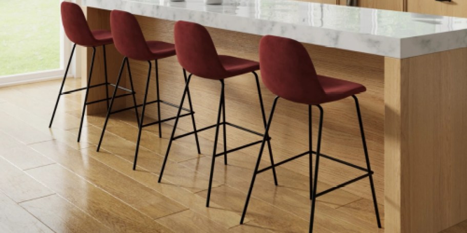 Upholstered Barstools 2-Pack ONLY $53 Shipped on Wayfair.com (Reg. $257)