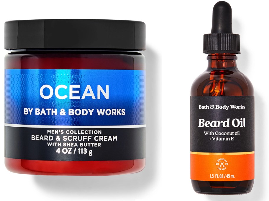 Bath and Body Works Beard Oil and Cream