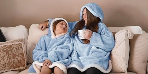 Wearable Blanket Hoodies for the Whole Family from $21.59 on Amazon (Regularly $34)