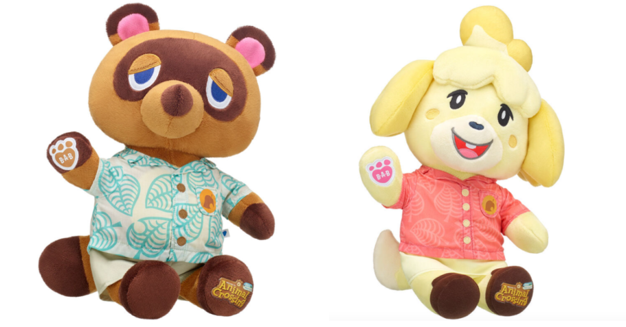 Build A Bear Animal Crossing dolls