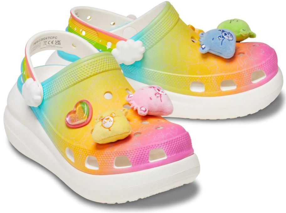 care bears licensed character crush clogs stock image