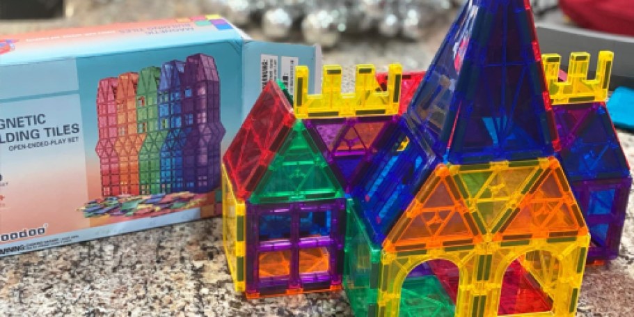 Magnetic Tiles 40-Piece Set w/ Storage Bag Just $11.99 on Amazon (Regularly $30)