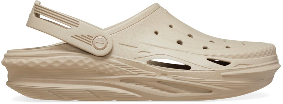 tan crocs clog