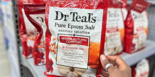 Dr Teal’s Epsom Salt Limited Edition Fall Scent 3Lb Bags Only $5.87 on Walmart.com