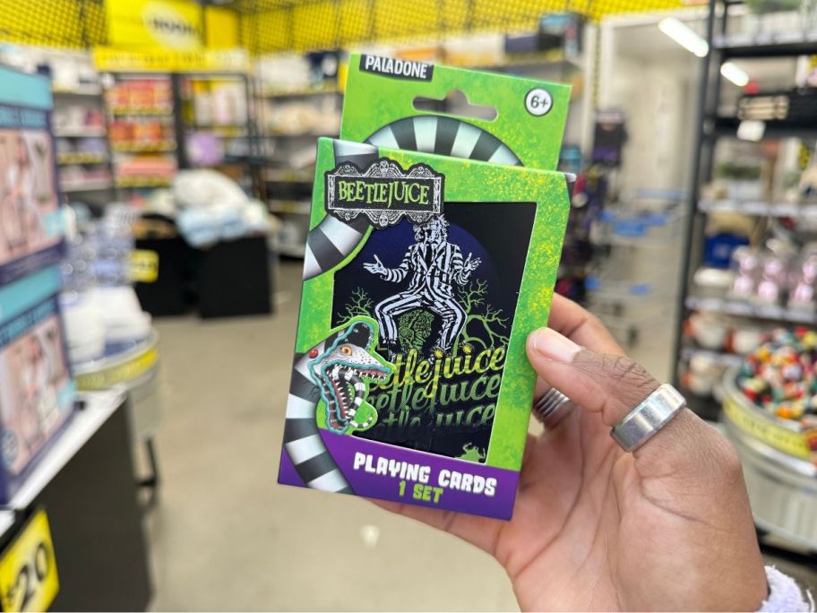 Five Below Beetlejuice Playing Cards