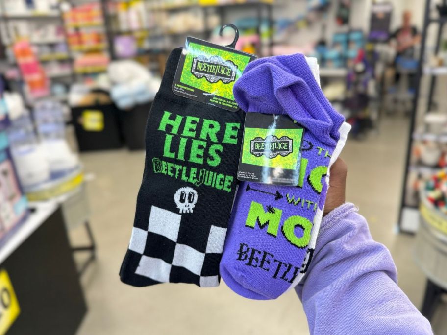 Five Below Beetlejuice Socks