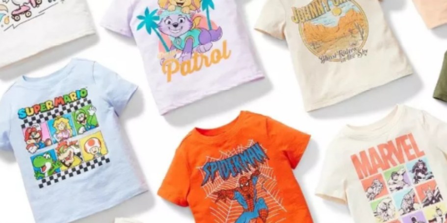 50% Off Old Navy Kids Character Clothing (Disney, Bluey, Super Mario, Barbie & More)