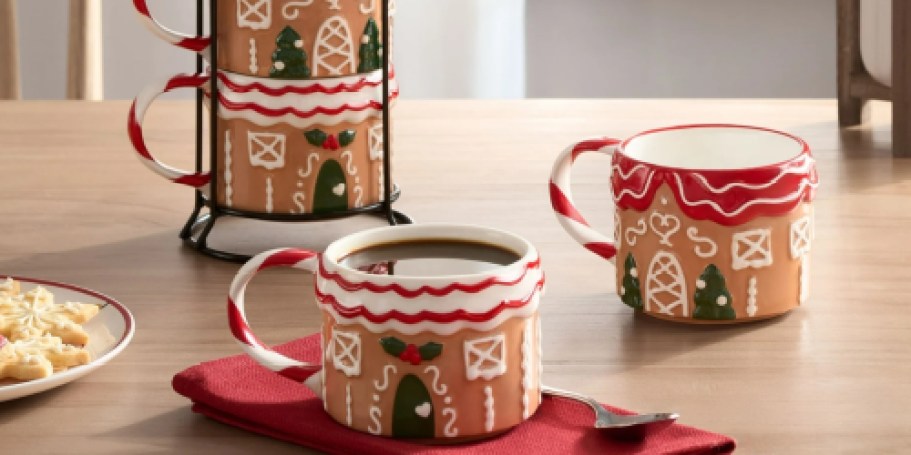 Walmart Christmas Stacking Mugs Just $9.96 – So Many Fun Options!