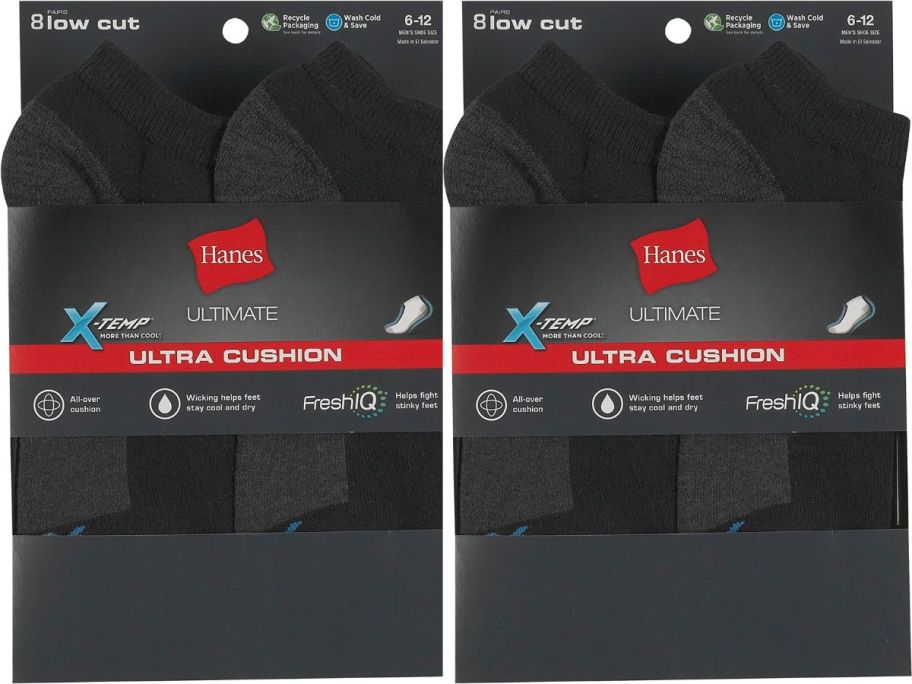 Hanes Men's low-cut 8-Pack