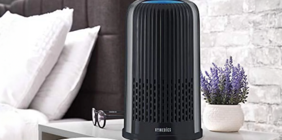 Homedics Tower Air Purifier Only $15.73 on Walmart.com (Reg. $90) | Perfect for Small Rooms!