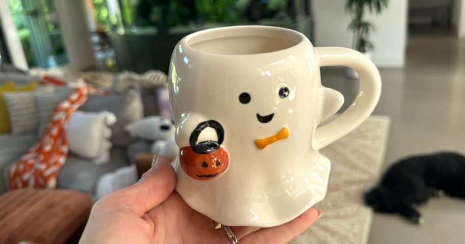Hyde & EEK! Boutique 15oz Halloween Figural Ghost Mug