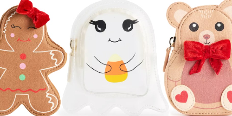 Lauren Conrad Coin Pouches from $11 on Kohls.com – Cute Holiday Designs!