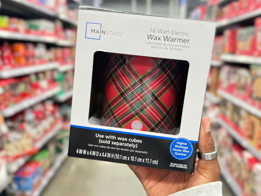 Mainstays Wax Warmer Plaid
