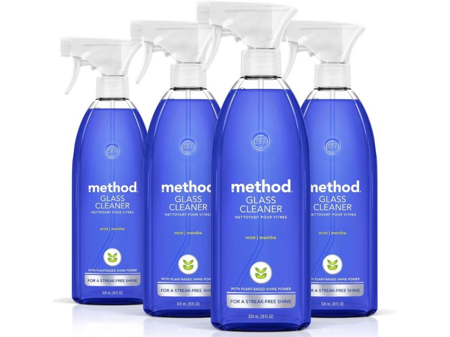 Method Glass Cleaner 28oz 4-pack stock image