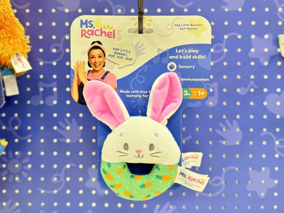 Ms. Rachel Bunny Soft Rattle