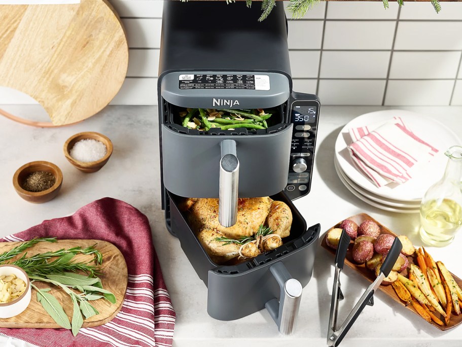 Ninja DoubleStack Air Fryer w/ Skewers & Tongs from $129.98 Shipped (Reg. $249)