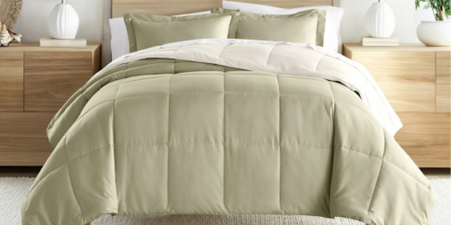 Down Alternative Comforter 3-Piece Set ONLY $20 on Walmart.com